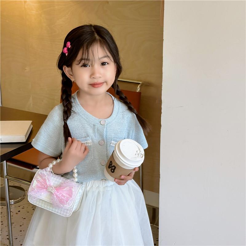 Charming Colorful Childrens Handbag With Fashionable Chain Strap For Everyday Use