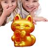 Lucky Feng Shui Cat Maneki Neko Fortune Cat Figurine Collectible Fortune Decor Ornaments Lucky Cat Mini Figure Collection Maneki