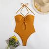 Sexy Halter Top Bikinis Bandeau Swimwear One Piece Women Swimsuit Female Bath Bathing Suit Swimming for Beach Wear Monokini