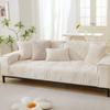 Winter Velvet Sofa Cushion Thickened Fleece Cushion Non-Slip Leather Sofa Back Cushion Cover Nordic Simple