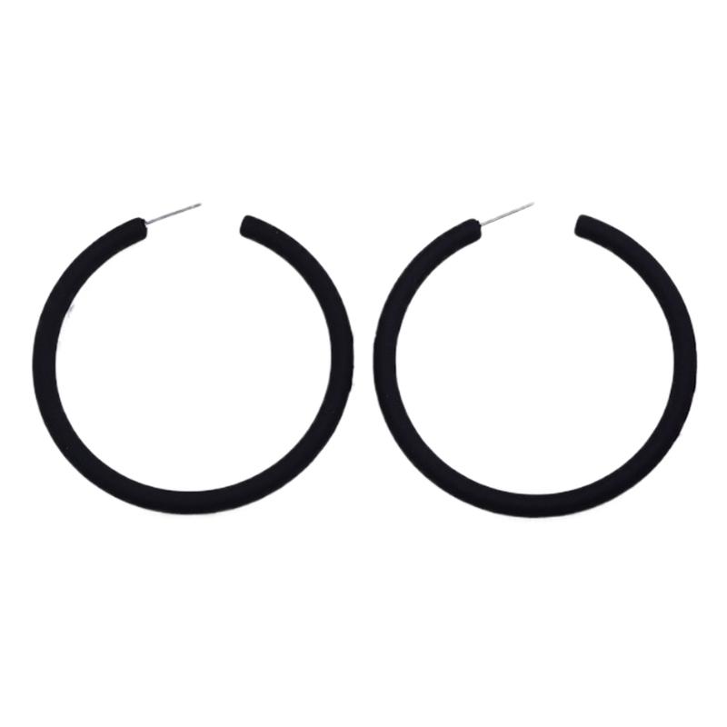 Stylish Circle Hoop Earrings Dangle Earrings Comfortable Ear Jewelry Acrylic Texture Suitable for Daily and Party Wear