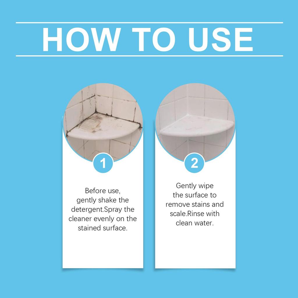 Bathroom Stain Remover Cleaning Spray Clean Bathroom Glass Door Bathtub Stain Remover Water Stain Cleaner