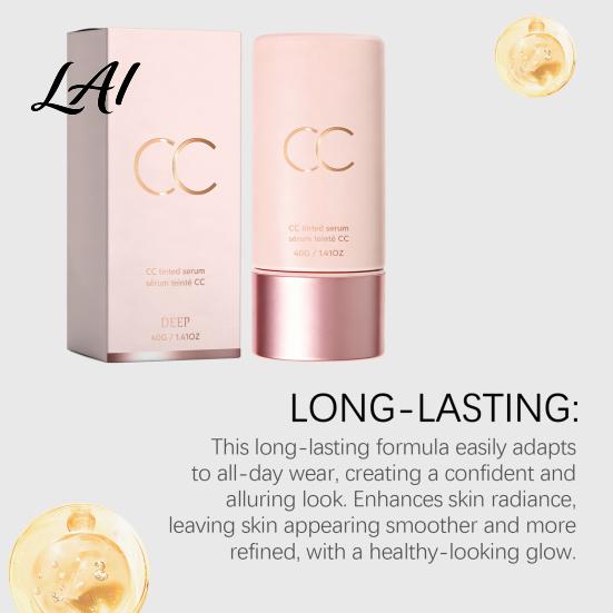 CC Cream Leve 40G Creme com Cor Corretivo Cobertura Construível Hidratante Beleza Facial Tom de Pele Natural Equilibrador Hidratante