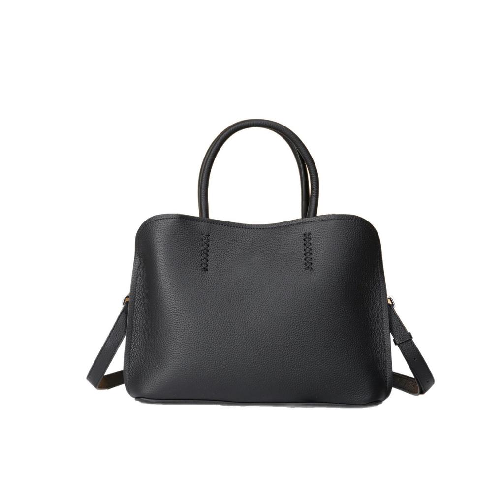 Rindsleder Schulter Damen Tasche Große Kapazität Umhängetasche Damenmode Einfache Einkaufstasche Praktische und Großzügige Tasche Weiches Leder