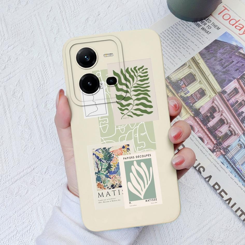 Handyhülle für Vivo Z1 Z3 Z5X V21E V23E V25E V27 Pro V20SE V9 V19 Neo Mode stoßfeste Handyhülle Kameraschutz Weiches Silikon für Vivo Stoßstange