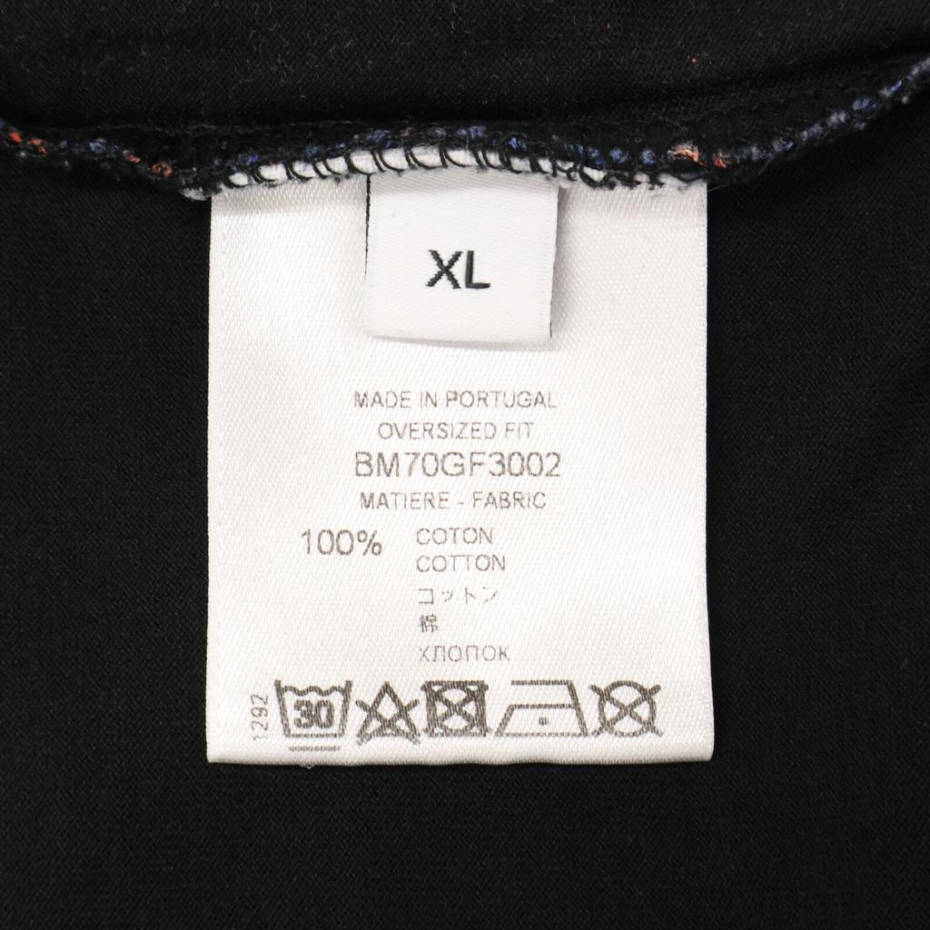 Givenchy [Domestic Regular] BM70GF3002 Print Design Short Sleeve T-Shirt/ Tops XL blackUsed