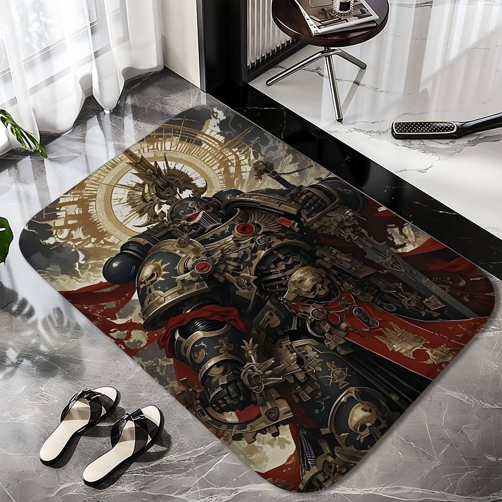 Warhammer 40K Space Marine Floor Mat Printed Large Carpets Room And Bedroom Carpets Bathroom Anti Slip Door Mats Small Carpets