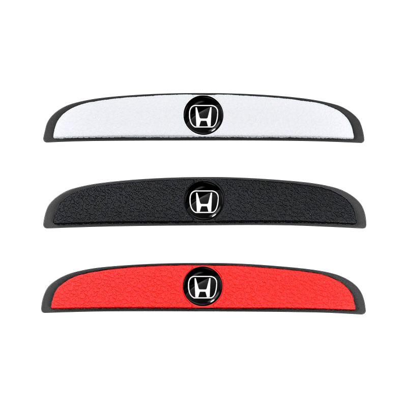 4Pcs Car Door Anti-Collision Strip Rearview Mirror Protection Sticker for Honda Mugen Power Honda Civic Accord CRV Hrv Jazz