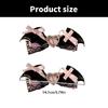 2Pcs Bows Hair Barrettes Hairpin Alligator Clip Trendy Hair Accessory For Birthdays Weddings And Holiday Event