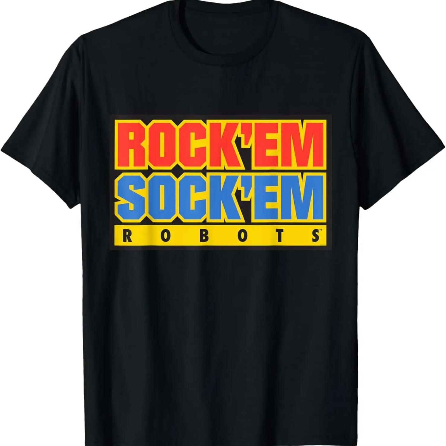 

Футболка с логотипом Rock Em Sock Em Robots S