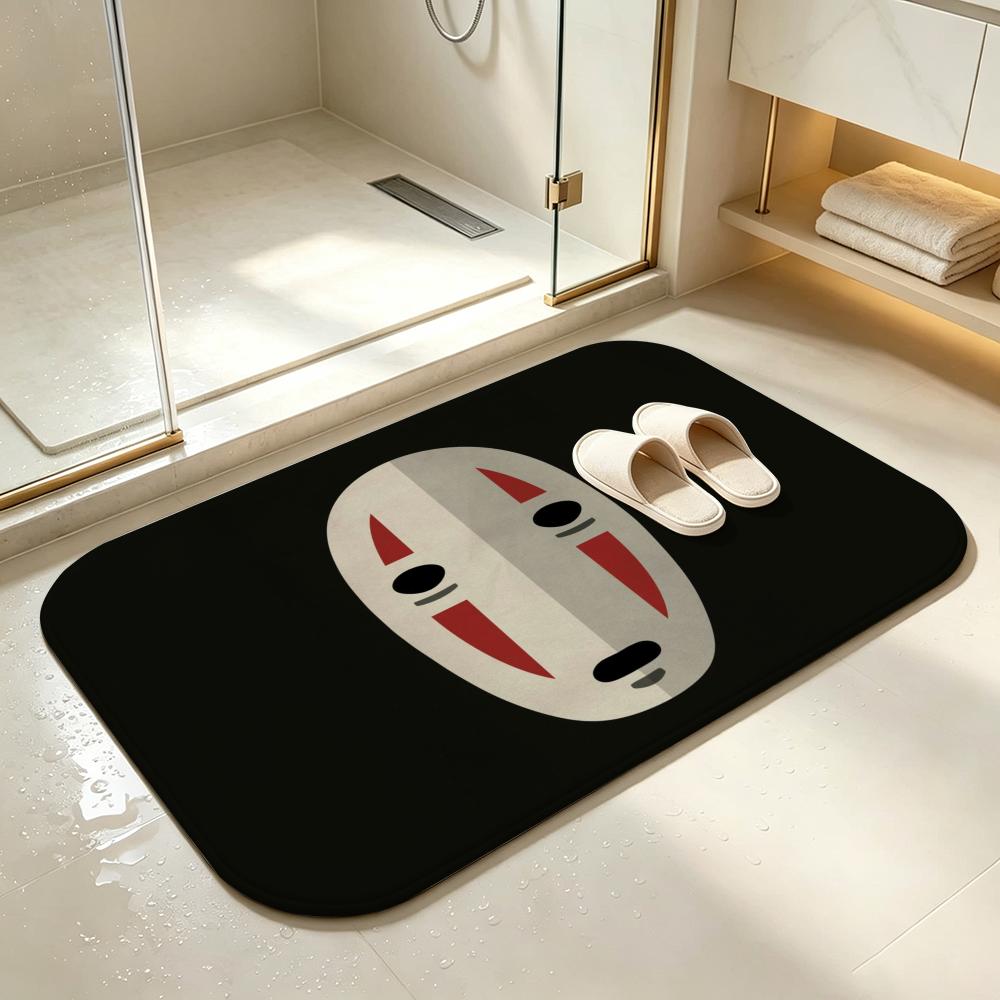 IP-No-FaceS Floor Mat Bedroom Carpet, Bathroom Foot Mat, Doormat, Non-Slip Absorbent Multi-Use