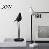 Minimalist TV Cabinet Decorations Black & White Bird Figurine, Modern Art Sculpture for Sophisticated Bedside Table Ornaments Bookshelf Office