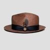 Chapeau Fedora Panama Tissé à la Main 55-58cm | Paille Tissage Fin Fino pour Hommes & Femmes | Chapeau d'Été Protection Solaire UV