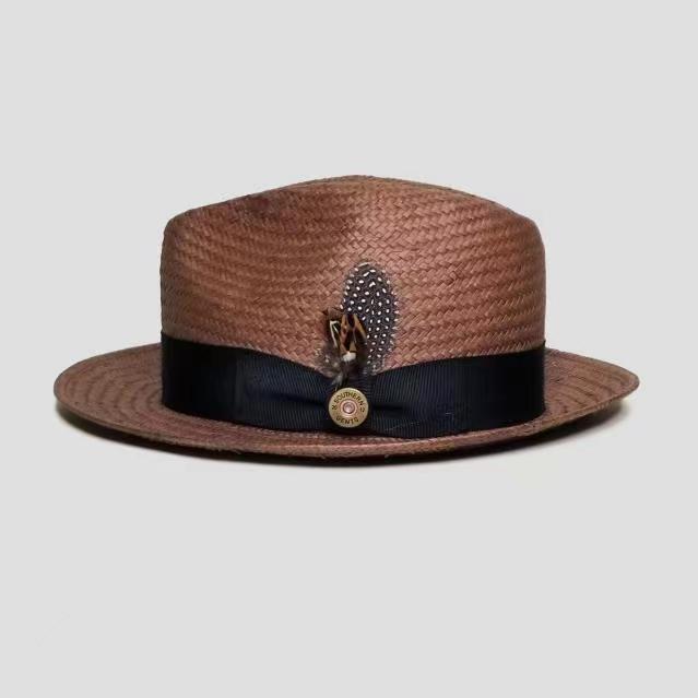 My Extreme Outdoor Activities Women's 55-58Cm Handwoven Panama Fedora Hat | Fine Fino Weave Straw For Men & | Summer Sun Uv Protection Hat 55-58Cm