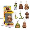 Disponibile Portachiavi Serie Piano di Trasformazione del Castoro Figura Hoppers Action Figure Modello di Film Giocattoli Regalo per Bambini Decorazione Zaino