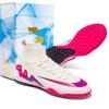 Pink football shoes men's new long nails youth sports training shoes grass broken nails training game shoes