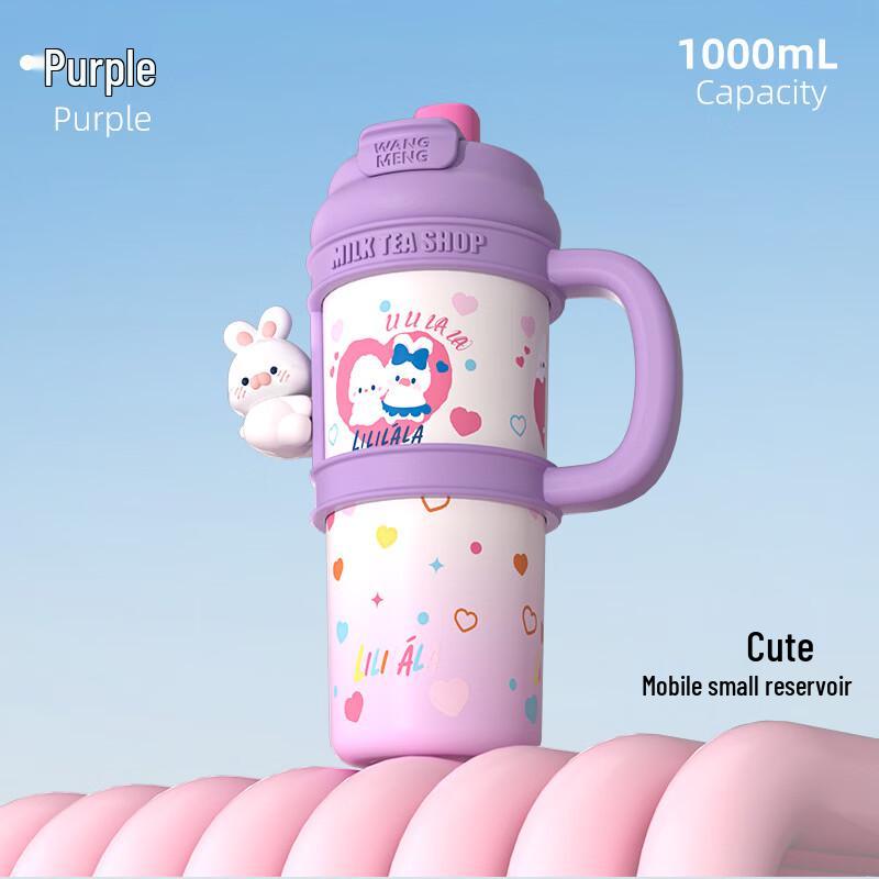 OLOEY Kids Stainless Steel Insulated Straw Water Bottle