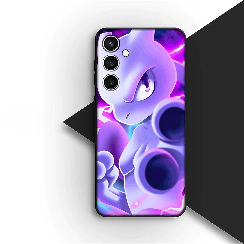 Mewtwo P-Pokemons Mew P-Pikachus Silikon-Handyhülle für Xiaomi Poco C75 C65 C71 C85 X7 X6 M7 F7 F8 Ultra F6 Pro Weiche Hülle