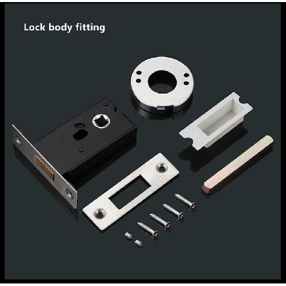 Invisible Door Lock Bedroom Single Side Secret Lock Chamber Door With Key Hidden Door Handle Background Wall Hidden Door Lock