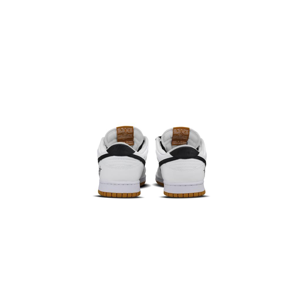 Nike Dunk Abrasion Resistant Low top Skateboard Shoes Men's White Black FQ6965-700(Team333-White Gum)