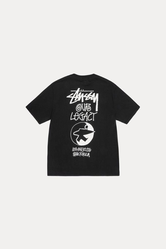 Stussy Our Legacy Work Shop Surfman Tee Pigment Dyed Black 3904017