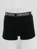 Kaituck Family Converse Boxer Briefs, 3-Piece Set, Underwear, Black, Sizes M, L, LL (L, Black)