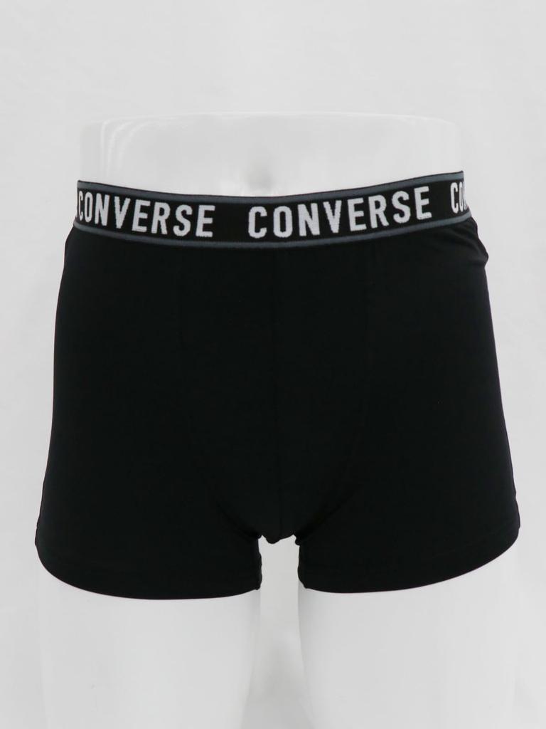 Kaituck Family Converse Boxer Briefs, 3-Piece Set, Underwear, Black, Sizes M, L, LL (L, Black)