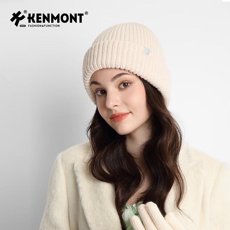 

Вязаная шапка Kenmont с защитой ушей Дофамин KM-9519 56-58cm