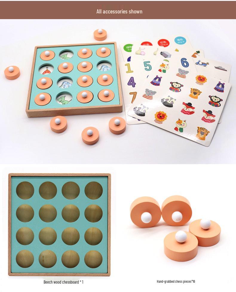 Wooden Boxed Memory Game for Kids: Enhance Logical Thinking and Brain Power