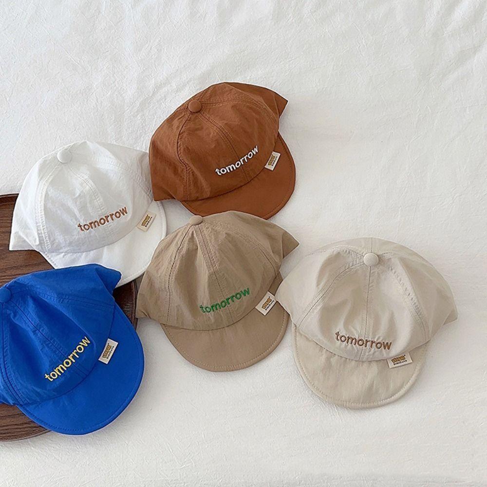 Soft Baby Peaked Hat Summer Children Visors Cap New Letter Baseball Cap Boys Girls