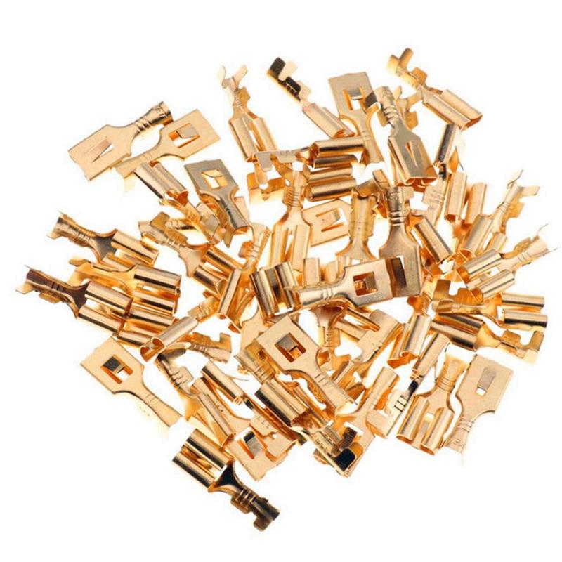 ABLZ-100X Car Auto 30A-80A Relay Bracket Terminal Case Holder Relay Base Holder 5 Pin Socket With 500Pcs 6.3Mm Terminals