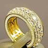 Milan Girl Schlichter Ring für Hochzeitsfeiern, bunter kubischer Zirkonia, Jahrestagsgeschenk, Heiratsantragsring, ewiger klassischer Temperamentschmuck