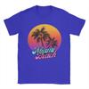 Miami Beach Palm Cotton TShirt For Unisex Summer Vintage T Shirts Breathable Hip Hop Tees Oversized Wholesale Tops