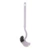 Huisi Bathroom Soft Bristle Cleaning Brush Wall-mounted Elbow Toilet Brush No Dead Ends Long Handle Toilet Brush Toilet Brush