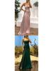 2026 European Color Satin Bustier Dress - Spring/Autumn Casual Fashion Patchwork