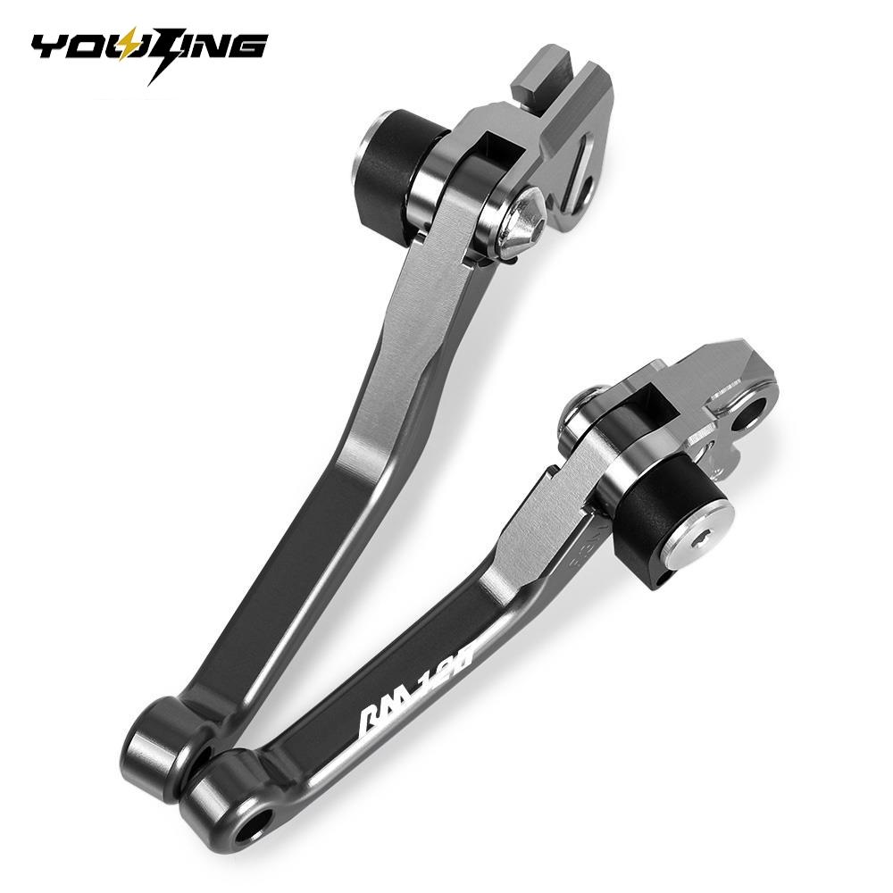 RM 125 For SUZUKI RM125 2004 2005 2006 2007 2008 Motorcycle Accessories Motorcoss Dirt Bike Pivot Foldable Brake Clutch Levers