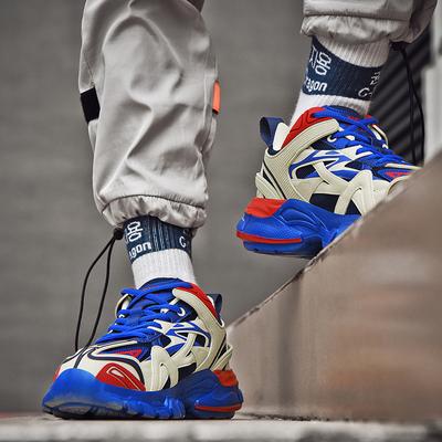 Autumn and Summer Stars with the Same Trendy Brand Couple Retro Dad Shoes Versatile Student Thick-soled Heightening Casual Sports Shoes