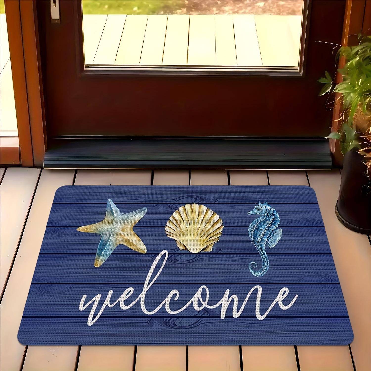 

Entrance Door Mat Carpet Living Room Bedroom Household Dirt Resistant Non Slip Kitchen Floor Mat 40*60cm