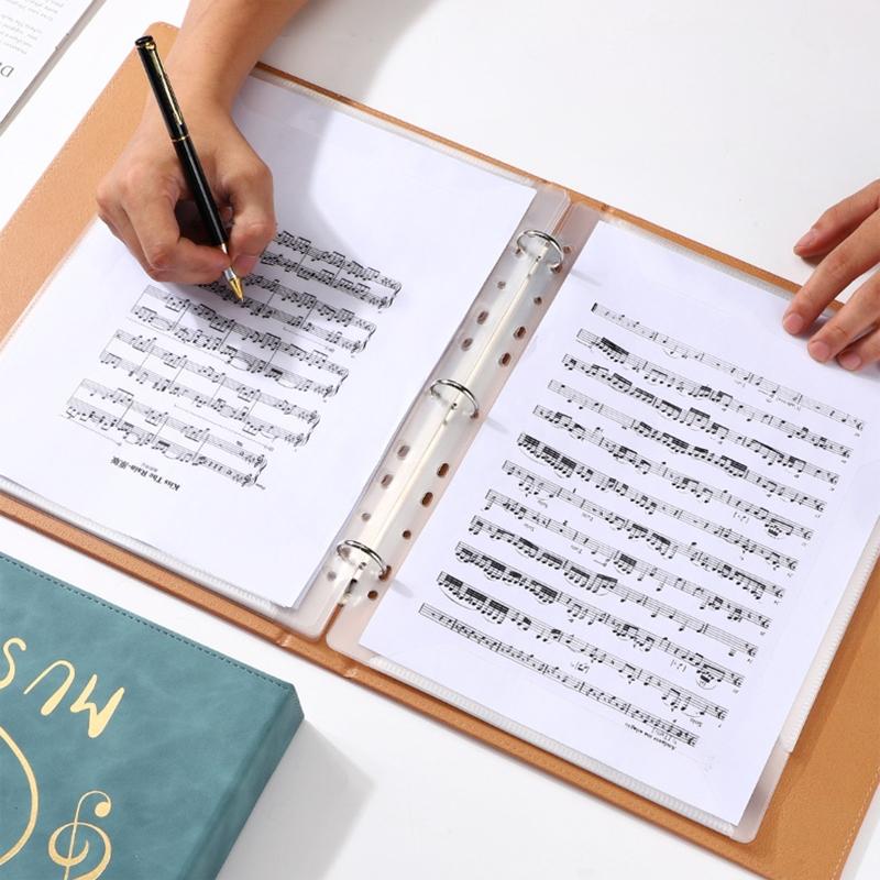 Paper Document Storage Folder Music Sheet File Holder Home School Office Supplies Piano Score Folder A4 Size 40 Pockets