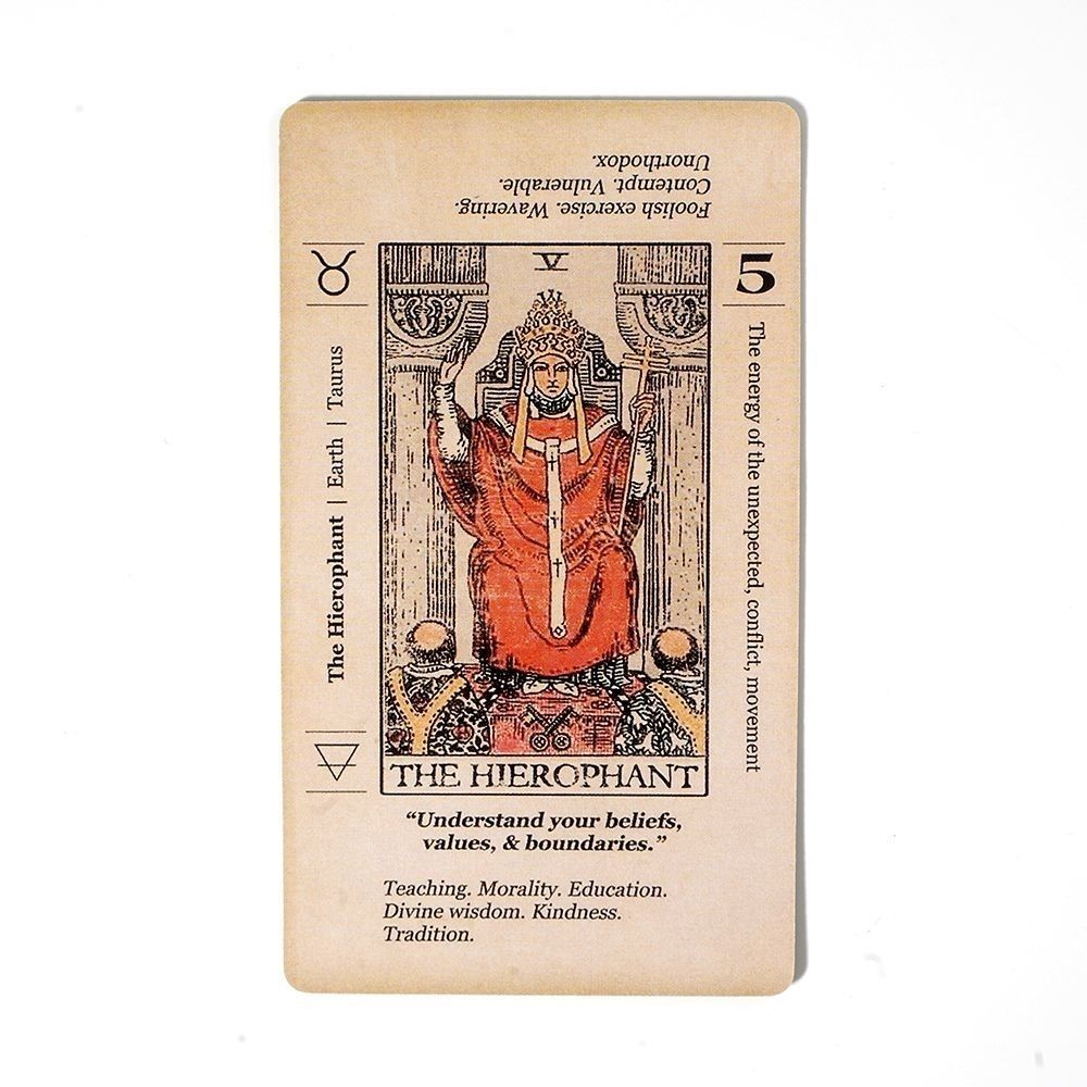 10.3*6cm Meaning Tarot