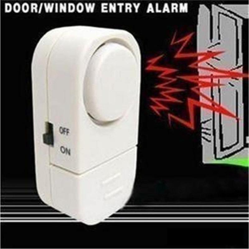 White Large Decibel Door Magnetic Door and Window Alarm Hotel Home Anti-theft Device Female Safety Protection Door Alarm