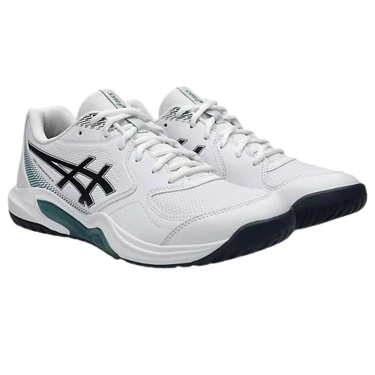Asics Synthetic Leather Gel-Dedicate 9 Lace-Up Round Toe Cushioning Low-Top Tennis Shoes Men sneakers 1041A543-101
