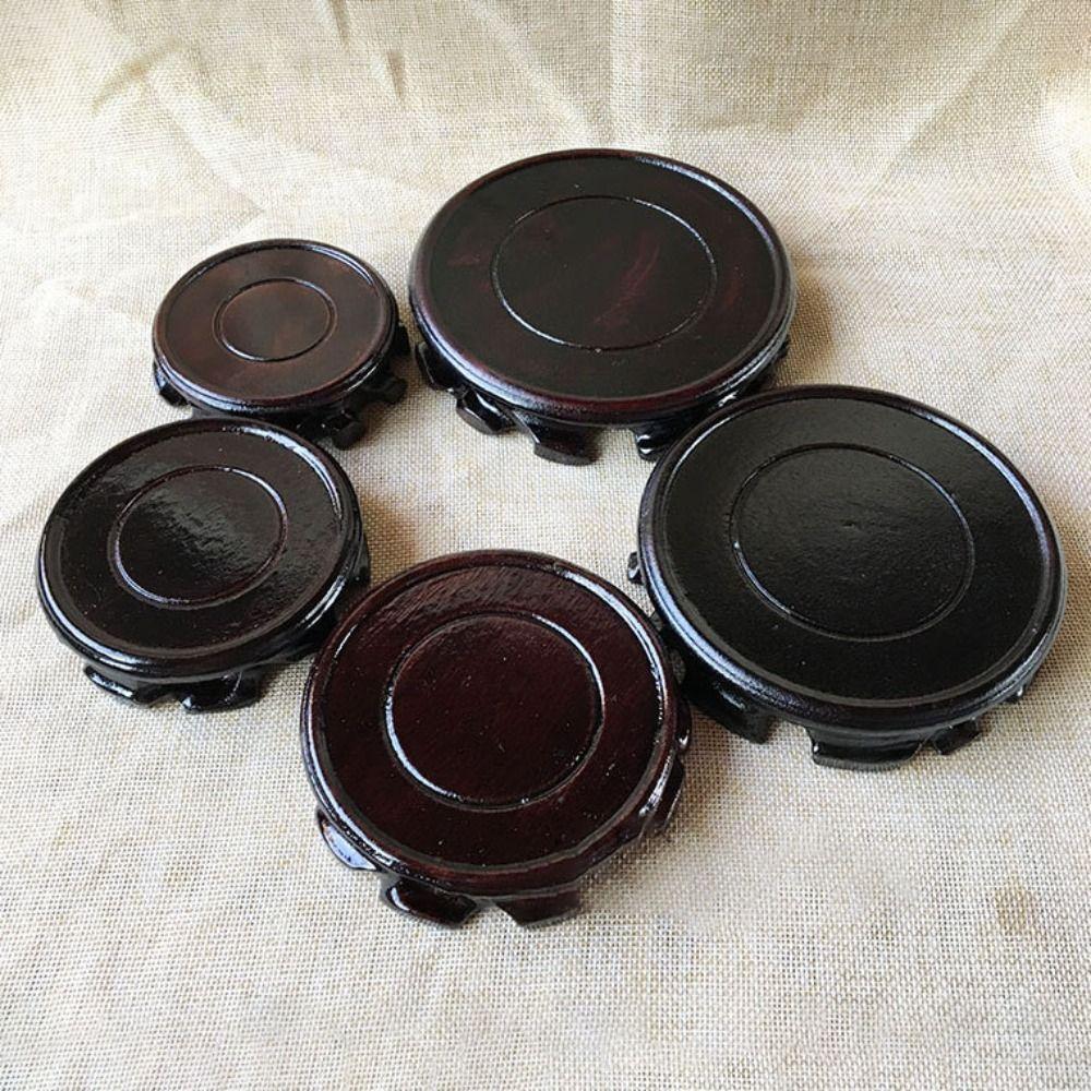 Round Planters Stand Ornaments Display Plant Caddy Stand New Pot Trays  Garden Supplies