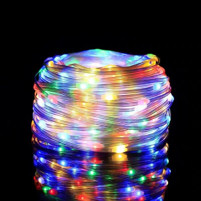 Outdoor Waterproof Solar LED String Fairy Lights for Garden and Christmas Tree Decoration