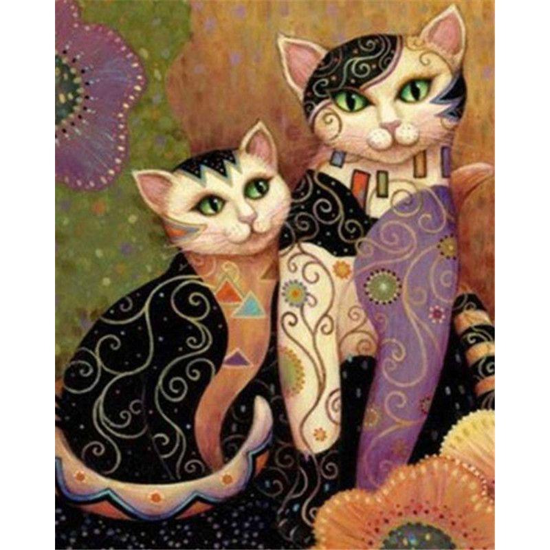 DIY Diamond Painting Animals Cross Stitch Full Round Drill Diamond Embroidery Sale Mosaic Decorations Home