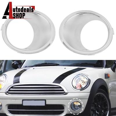 Chromovaný krycí kroužek pro přední mlhové světlo pro Mini Cooper R55 R56 R57 pre-LCI 2007 2008 2009 2010 2011 51112753661