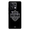 Phone Case - MANIACASE - Xiaomi Redmi Note 13 5G - Silicone TPU - Harley Davidson Logo - Grey/Black