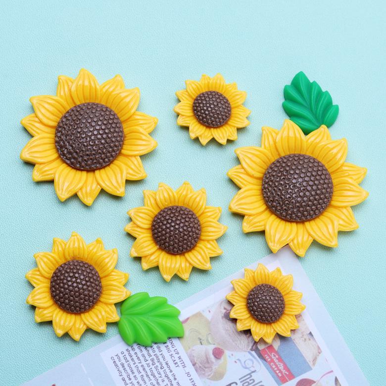 Glossy Sunflower Resin DIY Kit: Phone Case, Hair Clip, Jewelry