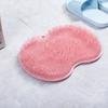Doccia esfoliante Raschietto per massaggio Bagno Tappetino da bagno antiscivolo Spazzola per massaggio alla schiena Lavaggio dei piedi in silicone Strumento per la pulizia del corpo