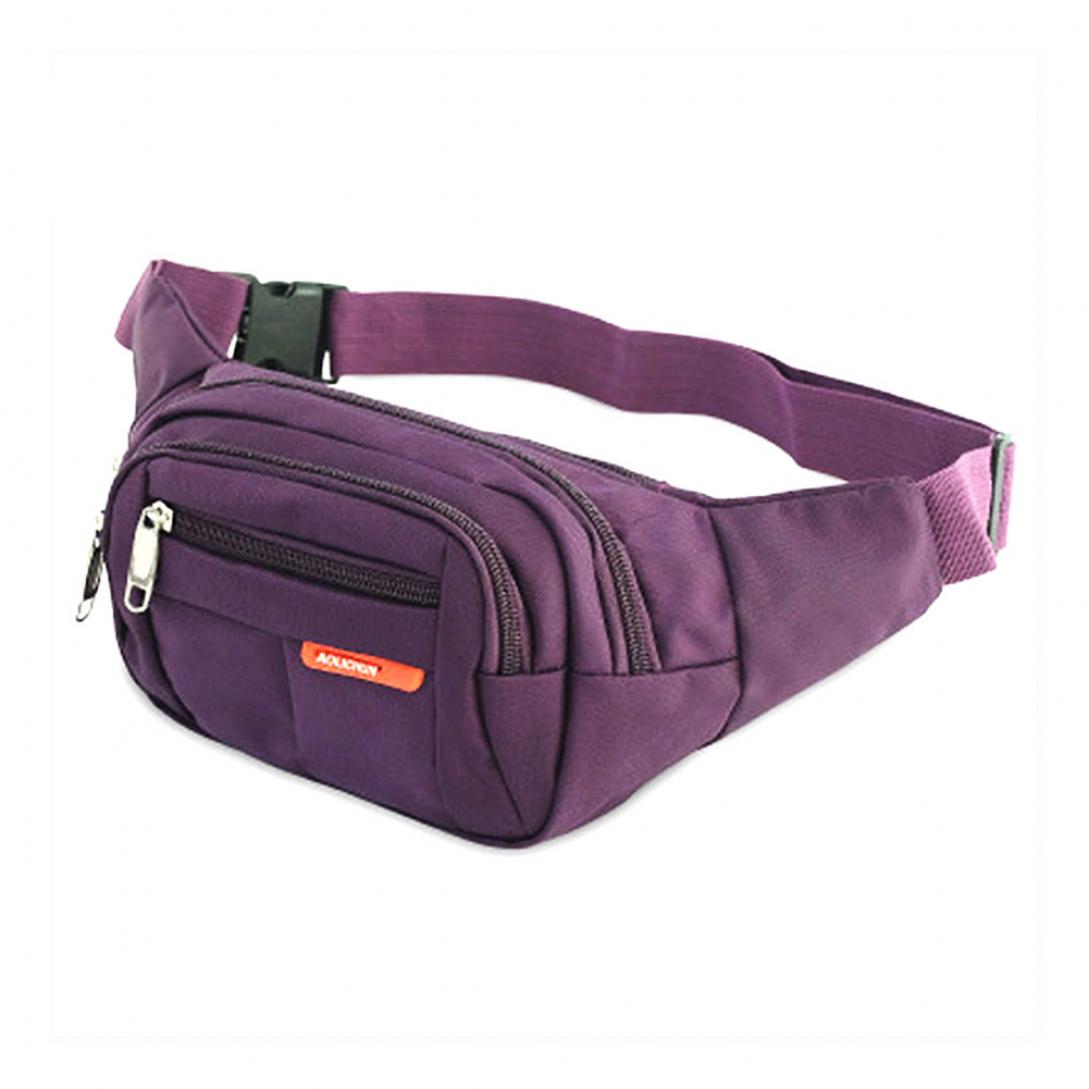 

Наша пешеходная экскурсия Унисекс Спорт на открытом воздухе поясная сумка Водонепроницаемая сумка через плечо Сумка для хранения фиолетовый